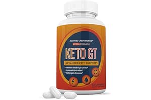 Justified Laboratories Keto GT Keto Pills 1275MG New & Improved Formula Contains Apple Cider Vinegar Extra Virgin Olive Oil Powder Green Tea Leaf 60 Capsules