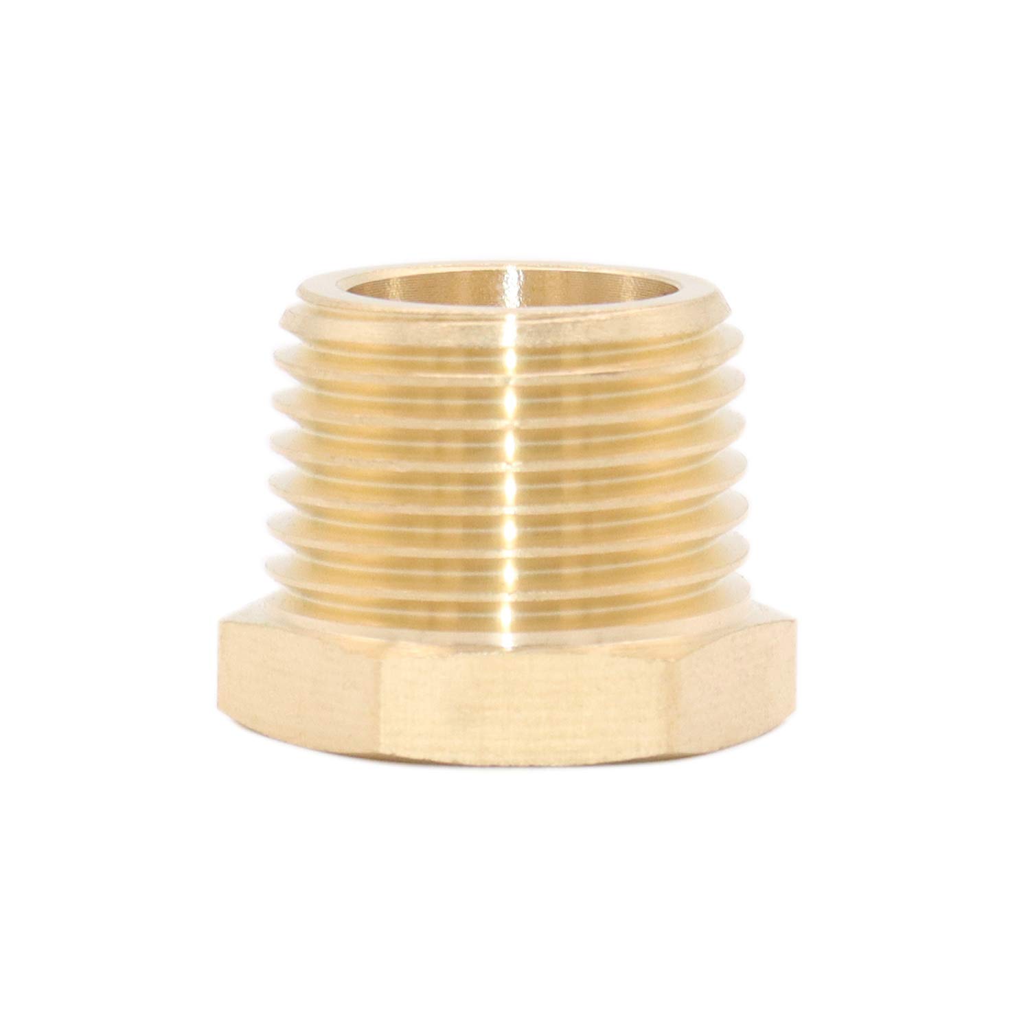Hydraulics Pneumatics Plumbing 1 Male X 3 4 Female Npt Threaded Fitting H Alfits Brass Hex Bushing Adapter Realbiz Com Br