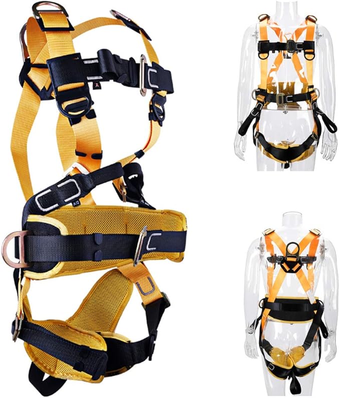 Yaegoo 5 DRing Industrial Fall Protection Safety Harness Construction
