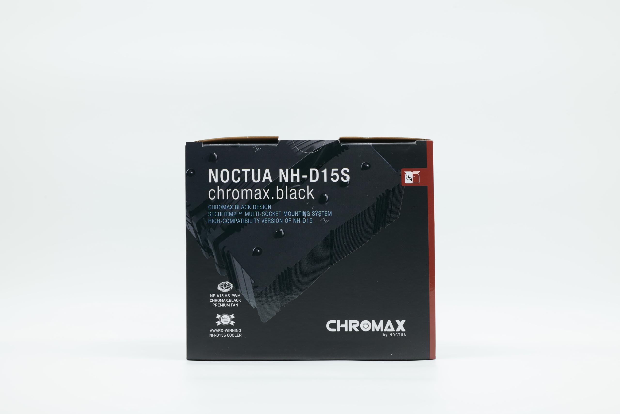Noctua NH-D15S chromax.Black, Premium Dual-Tower CPU Cooler with NF-A15 PWM 140mm Fan (Black)