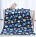 Elegant Home Kids Soft & Warm Sherpa Baby Toddler Boy Sherpa Blanket Multicolor Cars Trucks Buses Printed Borrego Stroller or Toddler Bed Blanket Plush Throw 40X50# Cars