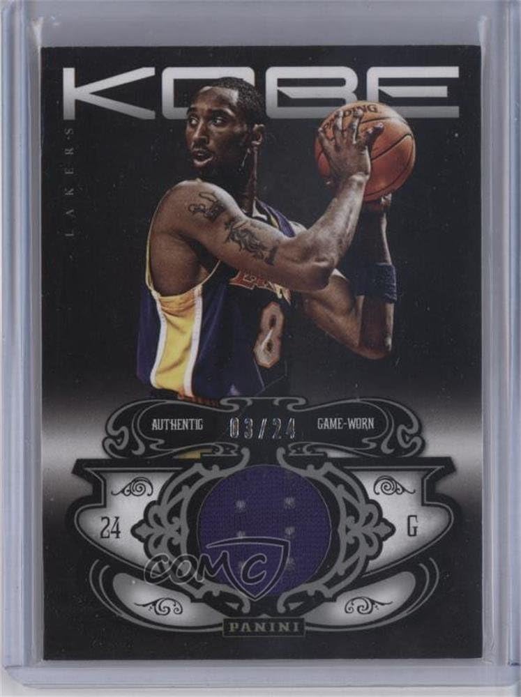 Kobe Bryant #3/24 (Basketball Card) 2012-13 Panini Kobe Anthology - Memorabilia #16
