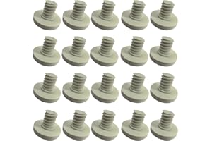 TMQZLN 20 PCS Replacement Bolts Compatible with Suncast Storage Sheds for Suncast/Craftsman Resin Storage Sheds, Replacement Screws Compatible with Suncast Storage Sheds Shed Accessories (20, White, 3/8)