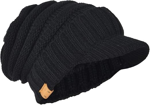 womens knit newsboy hat