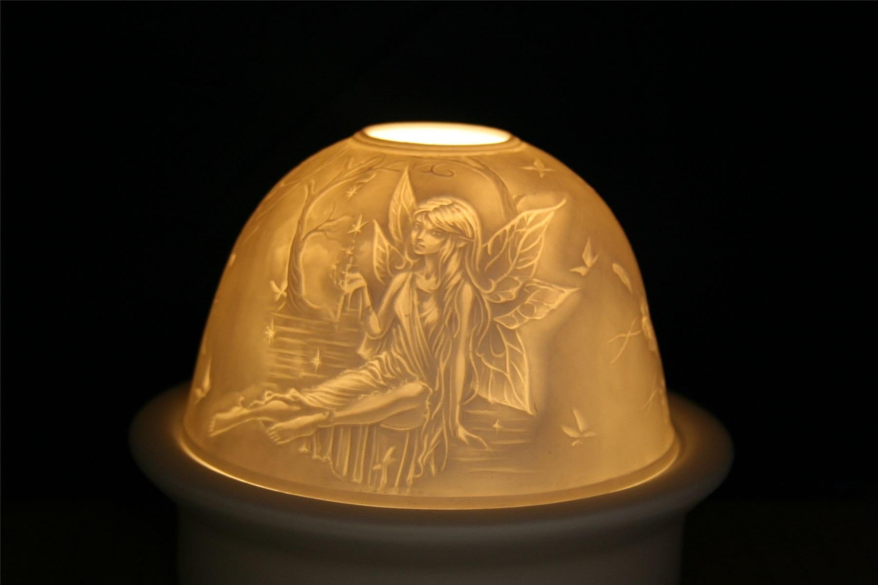 Hellmann Versand Starlight Tealight Lithophane Candle Holder, Fairies 154
