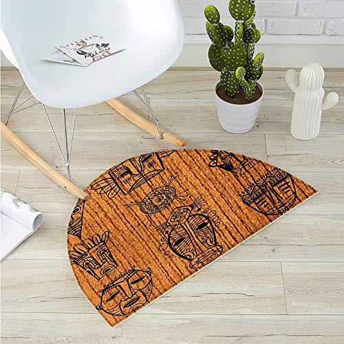 African Half Round Door mats Ritual and Ceremonial Native Tribal
