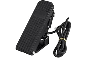 doinal Electric Gas Pedal for Electric Scooter Go Kart Throttle 3Pin Foot Throttle for Golf Kart MY1020 Motor (Pedal Long)