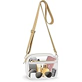 MOMSIV Clear Bag for Stadium Events, Crossbody Transparent Bag for Concerts Sports Events, Purses for Men & Women