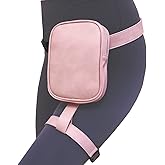 Larswon Plus Size Leg Harness Bag for Women - Synthetic Leather Thigh Pouch Hip Fanny Pack