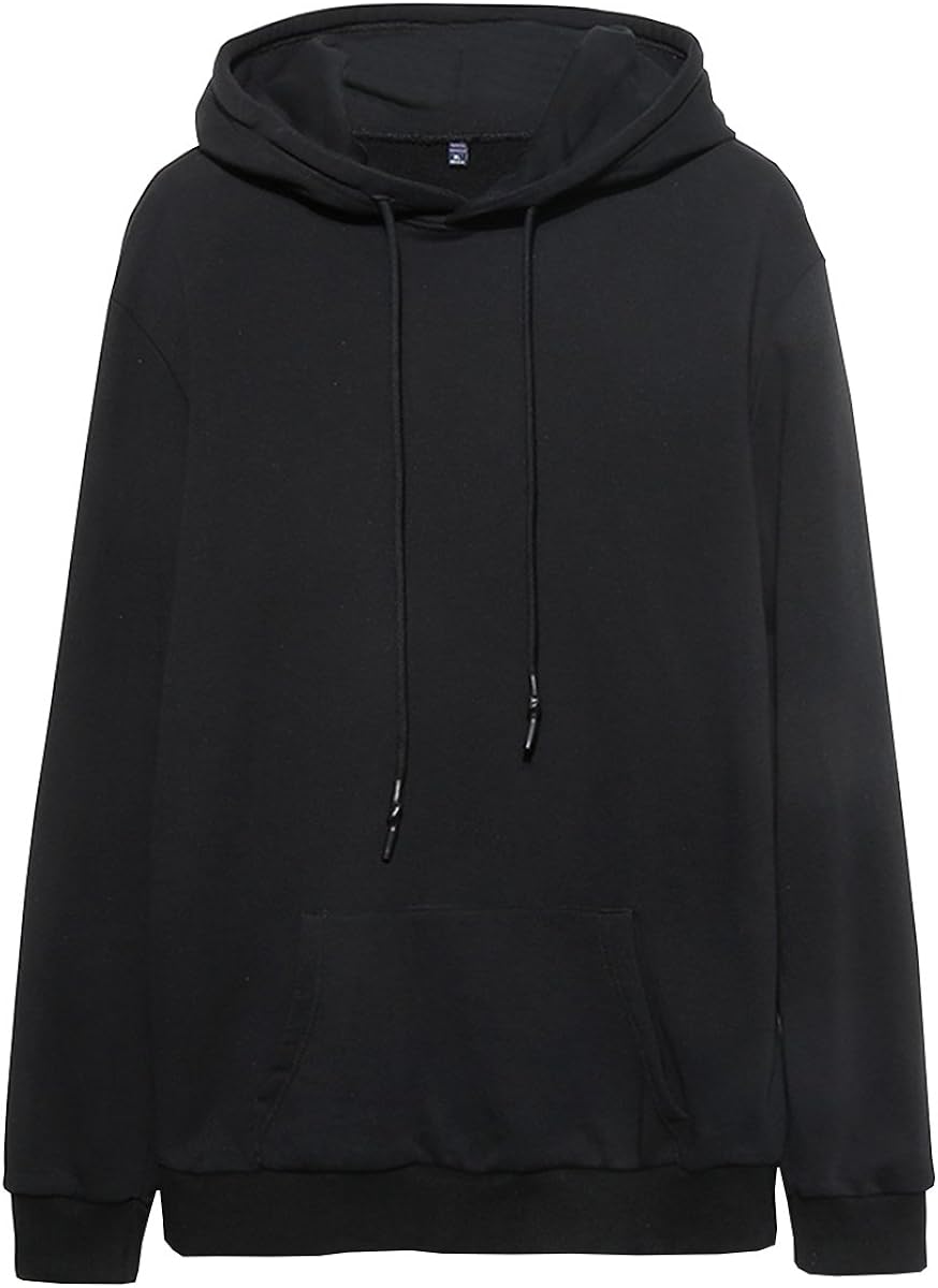 Men's Pullover Cotton Hoodies Sweatshirt With Pocket Amazon.co.uk
