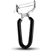 LURCH Germany Universal Ultra Sharp Stainless Steel Vegetable Y Peeler for Potatoes, All Fruits & Veggies | Non-Slip Comforta