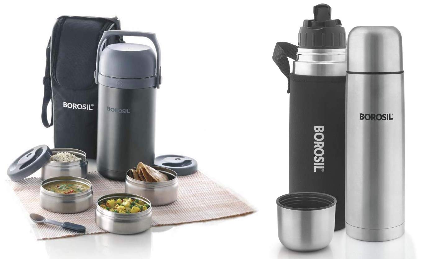 borosil hydra hot & fresh lunch box