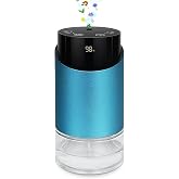 Waterless Essential Oil Diffuser, Portable Mini Scent Diffuser | 100mL Capacity, Rechargeable, Up to 600 Ft&sup2;, 3 Mist Level, 4 Timer Settings, Cold Air, for Car Home Office Bathroom