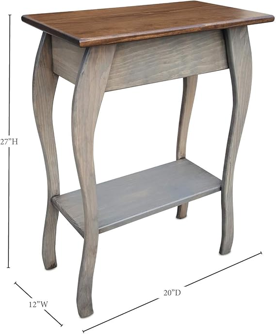 tall thin lamp table