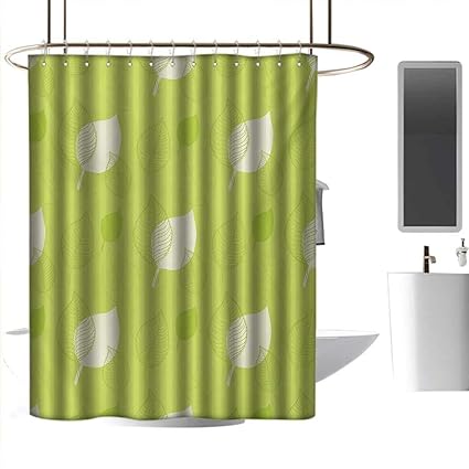 Amazon Com Shower Curtains For Kids Bathroom Unisex Leaf