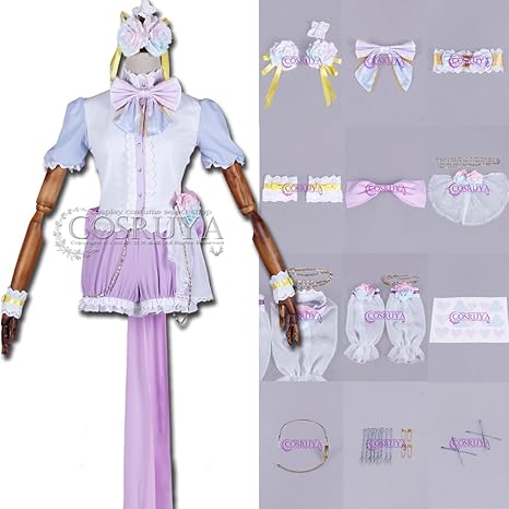 Amazon ラブライブ コスプレ 星空凛 衣装 Love Live ホワイトデー編 天使版 覚醒後 ほしぞらりん 風 スクフェスur Sr 公開記念 Korjapan店特典付き 女性用ｓサイズ コスプレ 仮装 通販