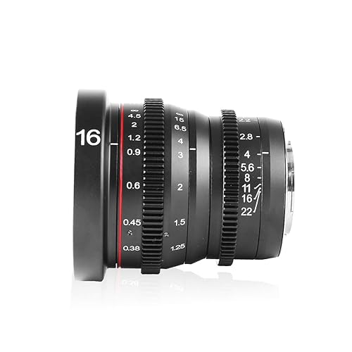 Meike 16mm Manual Focus Wide Angle Fixed Prime Cinema Lens