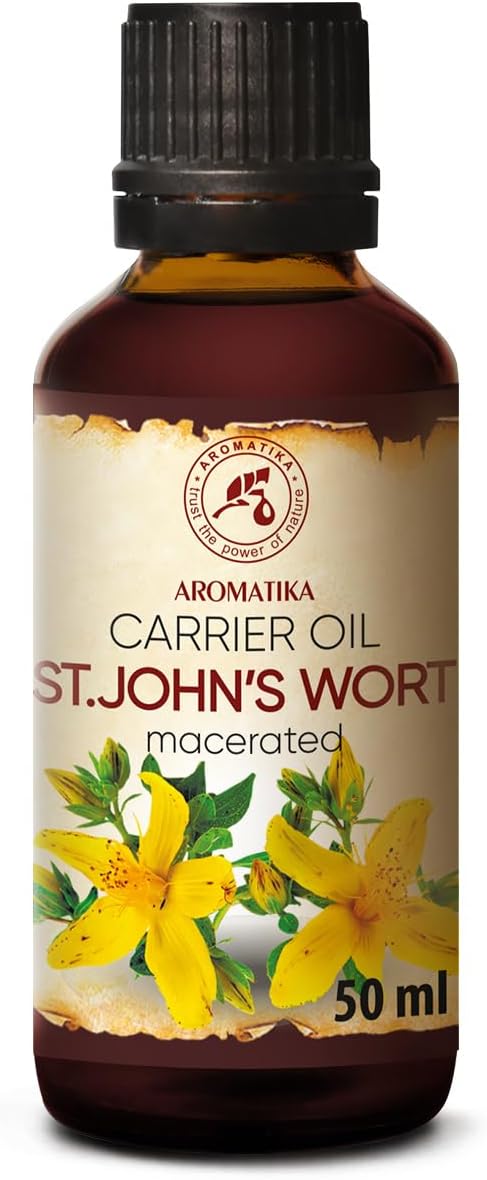AROMATIKA St. John's Wort Oil 50ml Pure Natural Cosmetic Grade DIY Hair Skin