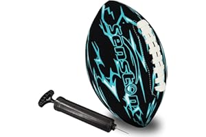 Senston Waterproof Durable Football for Pool 9.25 Inch Pool Football for Swimming Neoprene American Footballs