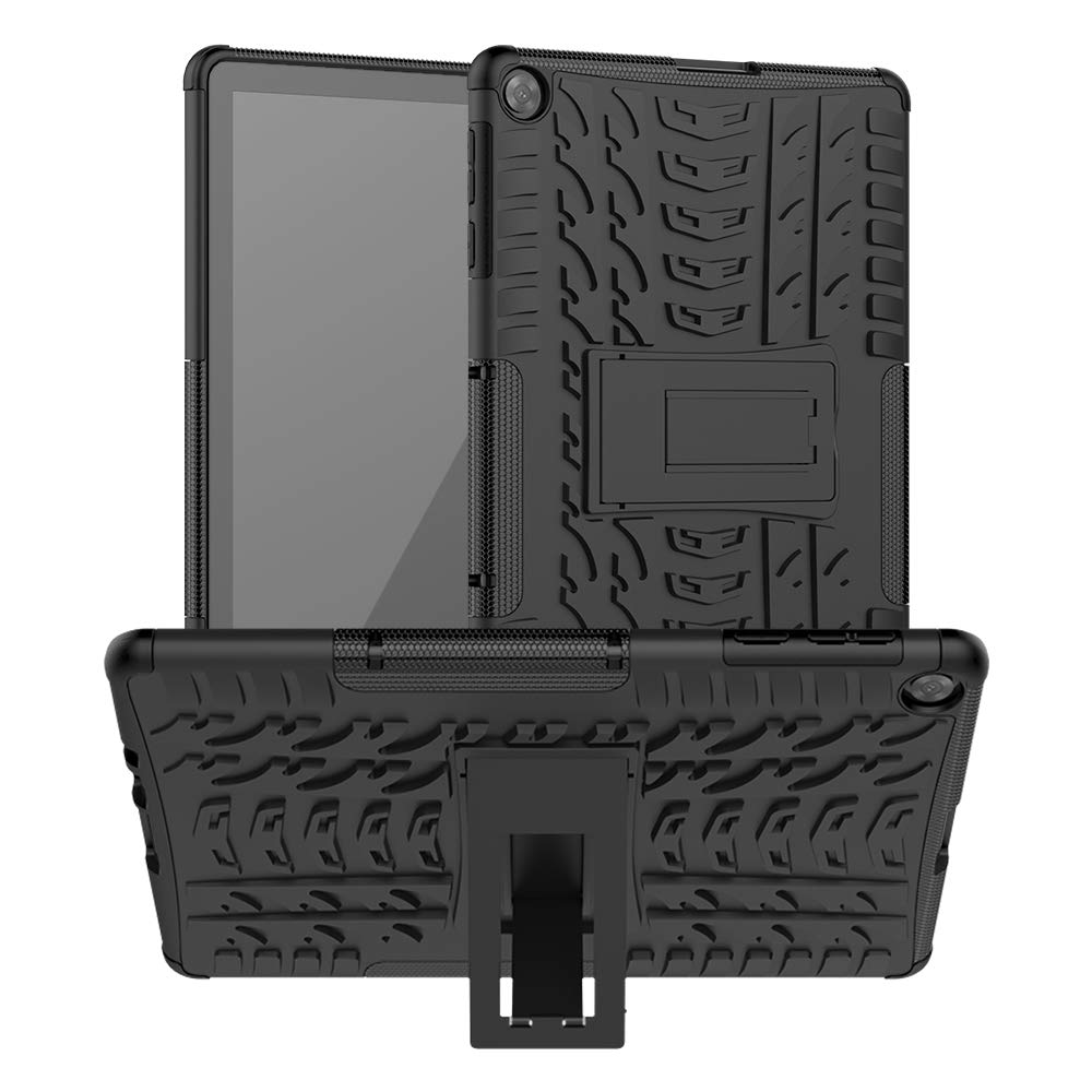 XITODA Case for Huawei MatePad T10 / T10s 2020, Hybrid PC + TPU Protective Case with Stand for Huawei MatePad T10s 10.1" AGS3-L09 AGS3-W09 / T10 9.7" AGR-L09 AGR-W09 Cover Protection(Black)