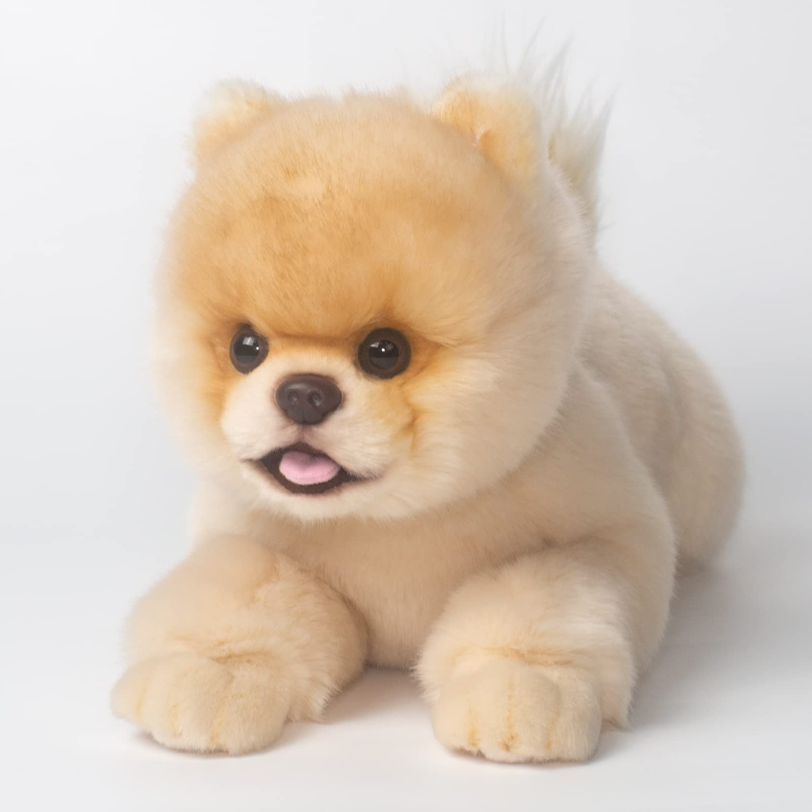 CU-MATE 16'' Pomeranian Plush Stuffed Animal Dog,Cute Soft Plush Toys Dog Puppy Gift for Girls Boys, XL
