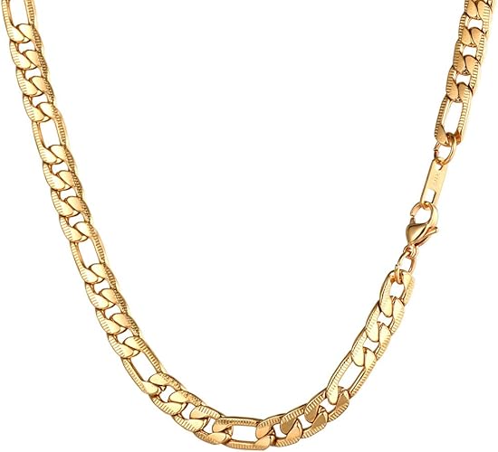 Amazon Prosteel フィガロチェーン ステンレス 46 76cm メンズ ネックレス チェーン ファッション アクセサリー ジュエリー ゴールド チェーン 通販