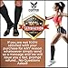 Copper Compression Gear Premium Knee High Socks - 100% Guaranteed- Best Copper Recovery Support Socks for Calf or Shin Splints, Swollen Feet, Running Support Stabilizer for Men and Women (Size 9.5-12)