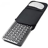 Amerzam Soft Neoprene Protection Case Carrying Pouch Cover Case Bag for Logitech K810 Logitech K811 Bluetooth Keyboard (Black)