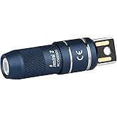OLIGHT IMINI 2 Rechargeable EDC Keychain Mini Flashlight Midnight Blue | 50LM and 21M Throw, Compact and Portable, Mini LED Keyring Lights, Built-in Battery, Ideal for Everyday Carry and Emergencies