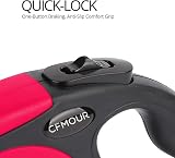 cfmour Retractable Dog Lead 5m 50kg Red Heavy-Duty Extendable Leash view 3
