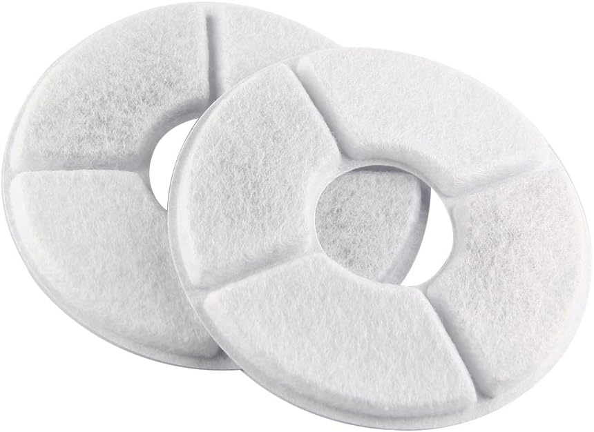 Topchances Water Softening Replacement Filter for Pet Drinking Fountain (Set of 2)