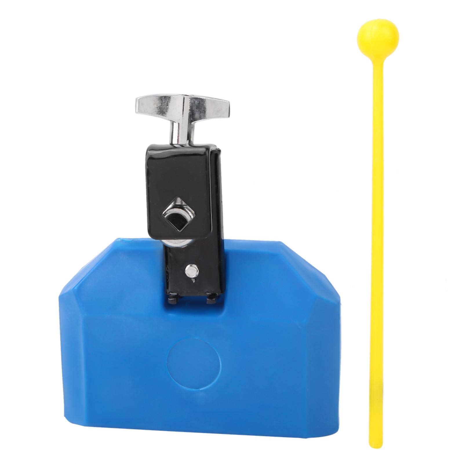 Cow Bell, Plastic Percussion Jam Block, for Rub Rack Tom Bracket Latin Drum Instrument Accessories