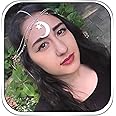 Fdesigner Leiorthrix Boho Moon Head Chain Star Pendant Hair Chain Jewelry Headpiece Wedding Hair Accessories for Women (Silver Ⅰ)