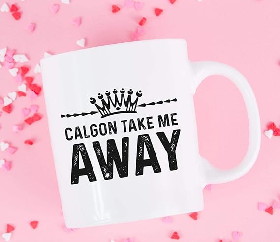 Amazon Com Calgon Take Me Away 70 S Tv Funny Coolest Gift White Mug 01 Wm124 Mug 15oz Kitchen Dining