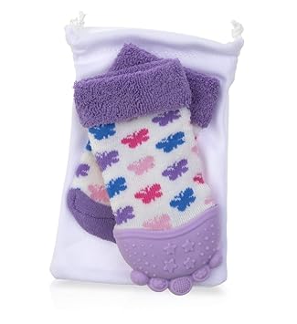 nuby teething mitt boots
