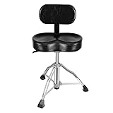 TENTOTEN Drum Throne with Backrest, Portable Drum