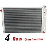 Primecooling 4 Row All Aluminum Radiator for Chevy/GMC Blazer,C/K Series Pickup Truck More V8 Models 1973-91
