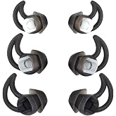 WKYMY Silicone Replacement Earbud Tips Earbud Covers Compatible with Bose QC20 QC20i SoundSport SIE2i IE2 IE3 Headphone Ear Tips Rubber Tips 3 Pairs S M L