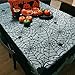NKIPORU 54 x 72 Inch Halloween Spider Web Tablecloth Decoration Cobweb Lace Tablecloth Festive Party Supplies for Halloween Parties, Décor, Dinner & Spooky Meals, Black