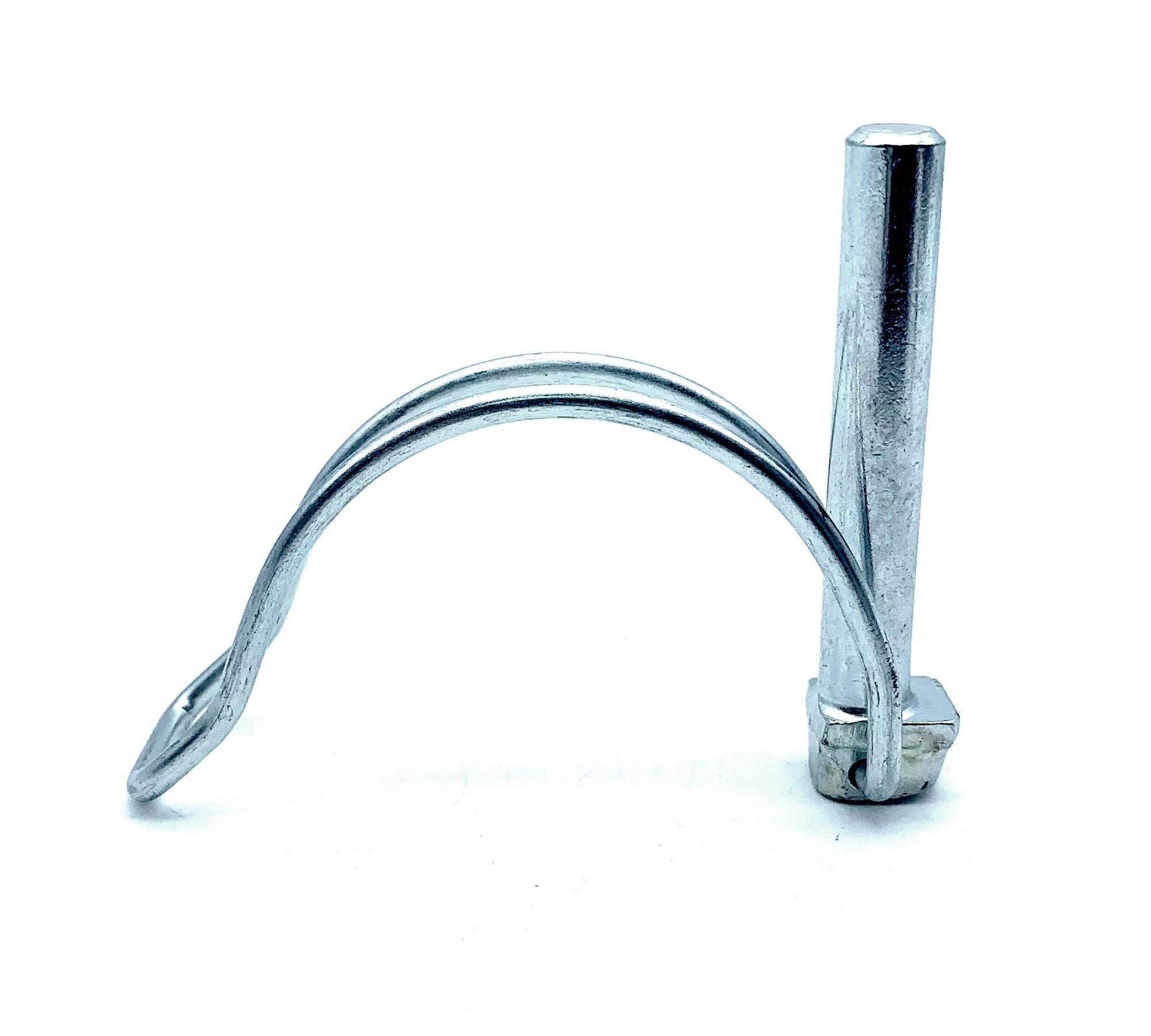DOJA Barcelona | Shaft Pin | 4x40mm | Pack 25 | Elastic Safety Pins | Metal Tiller Pins | Trailer Lock Pin, Farm Tractor, Shutters, Window, Sliding Door