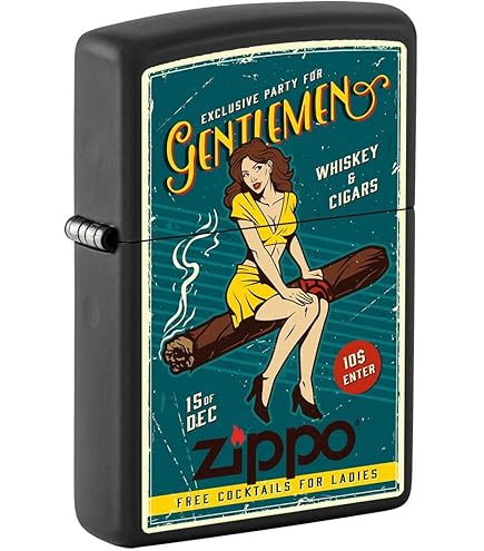 Amazon.com: Zippo Custom Lighter Design Sexy Lady in Heels with Atomic  Bombshell Inscribed Windproof Collectible