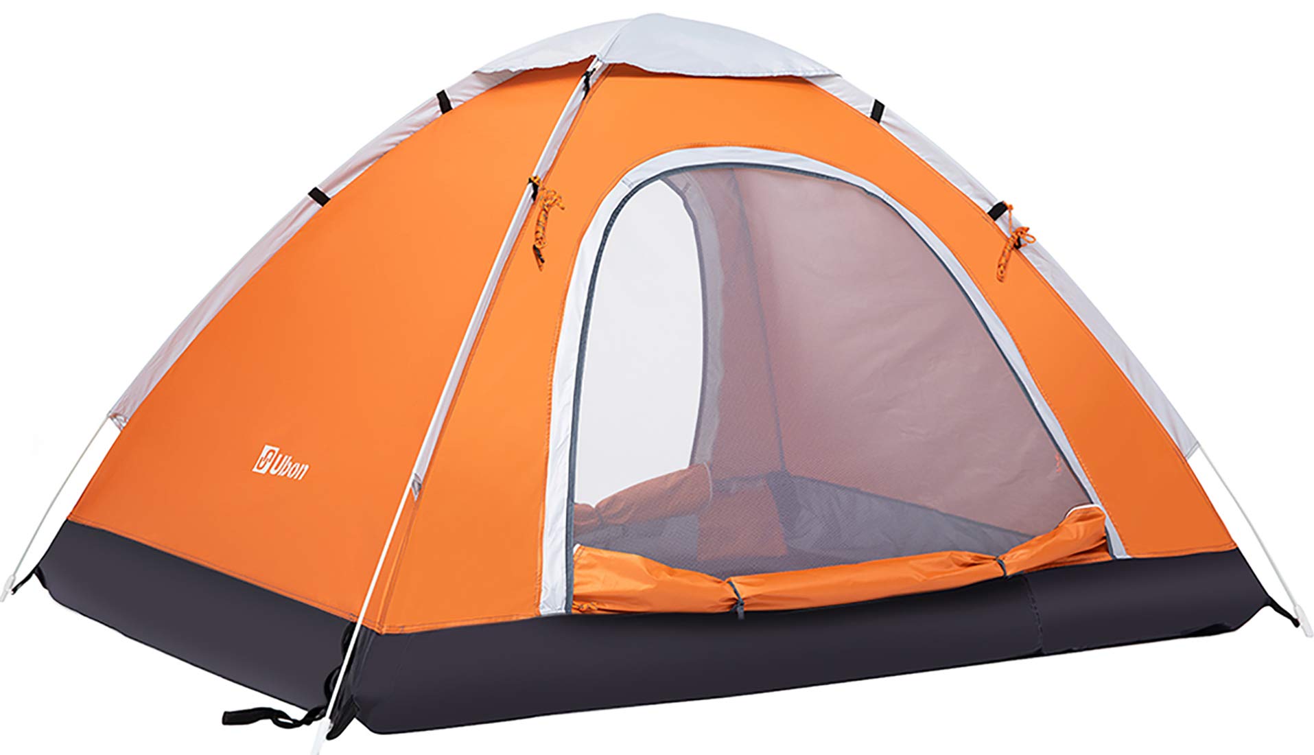Ubon 2-3 Person Pop up Tent 3 Seconds Instant Tent Lightweight Automatic Portable Tent Backpacking Tent Waterproof Sun Shelter for Outdoor Indoor Family Camping Backpacking Picnic Beach
