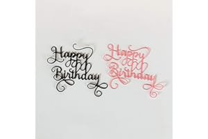 Dies for Card Making, Happy Birthday Metal Cutting Dies DIY Scrapbooking Embossing Paper Cards Stencil - Silver