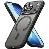 Ringke Fusion Bold for iPhone 17 Pro Case, [Compatible with MagSafe] Oil & Dirt Resistant, Enhanced Grip Non-Slip Phone Cover - Magnetic Matte Smoke