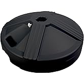 US Weight Durable Fillable Umbrella Base for Patio Table - 50 Pound Capacity Heavy Duty Adjustable Stand for Outdoor Umbrellas - Made in The USA