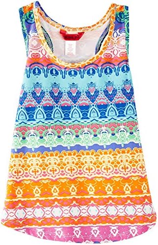 1st Kiss Big Girls Rainbow Tank Top Medium (10-12) Multi
