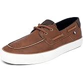 Nautica Men's Casual Boat Shoes, Moc-Toe Loafers with Cushioned Insole, Deck Fashion Sneaker