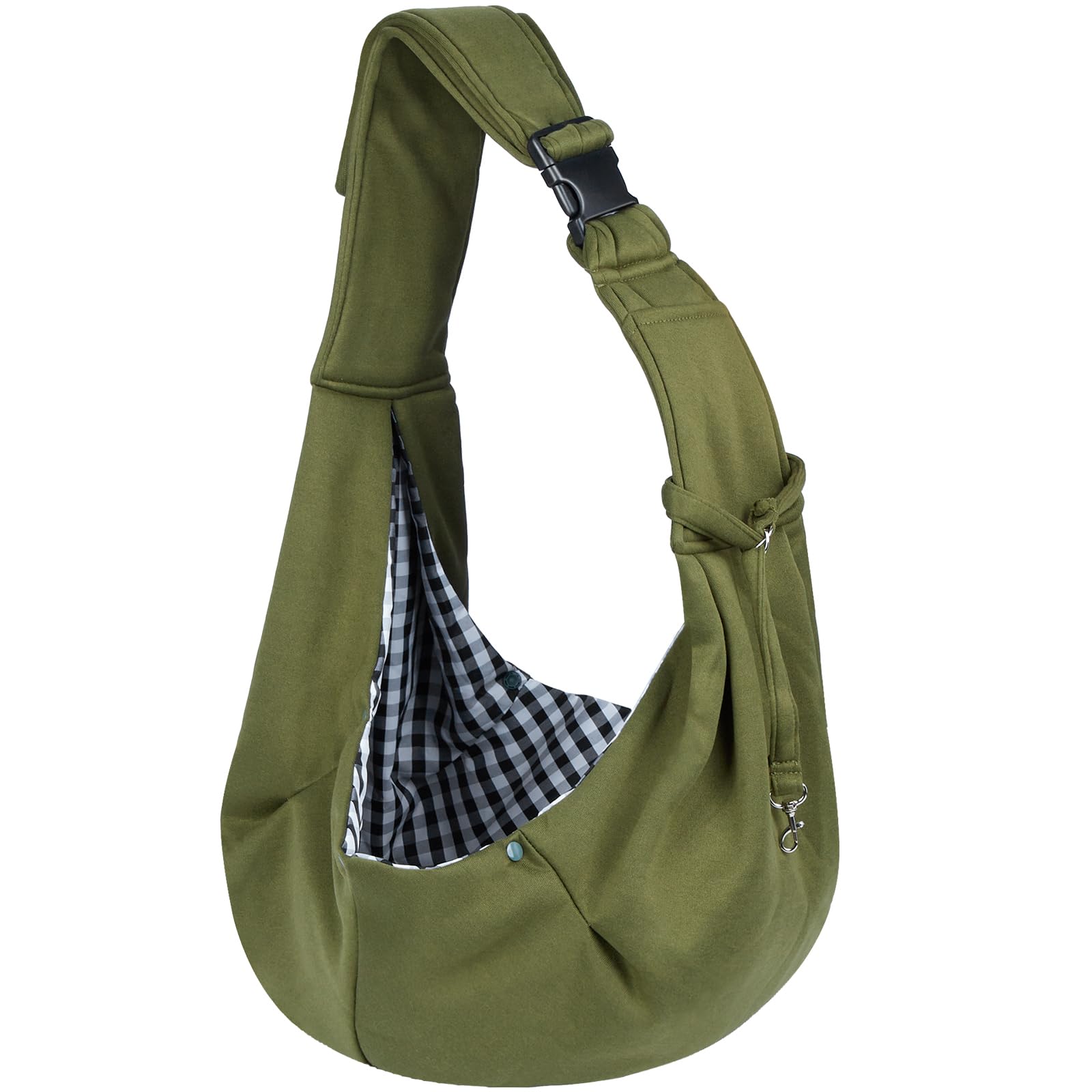 Sarsumir Dog Carrier Bag Dog Sling, Pet Carrier for Small Medium Cat Dog, Puppy Carrier with Adjustable Shoulder Strap Puppy Sling for Travel Walking Shopping, Green — image 1