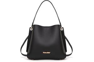 Montana West Medium Hobo Purse for Women Bucket Shoulder Bag with Crossbody Strap