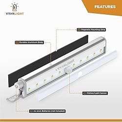 VYANLIGHT Motion Sensor LED Under Cabinet